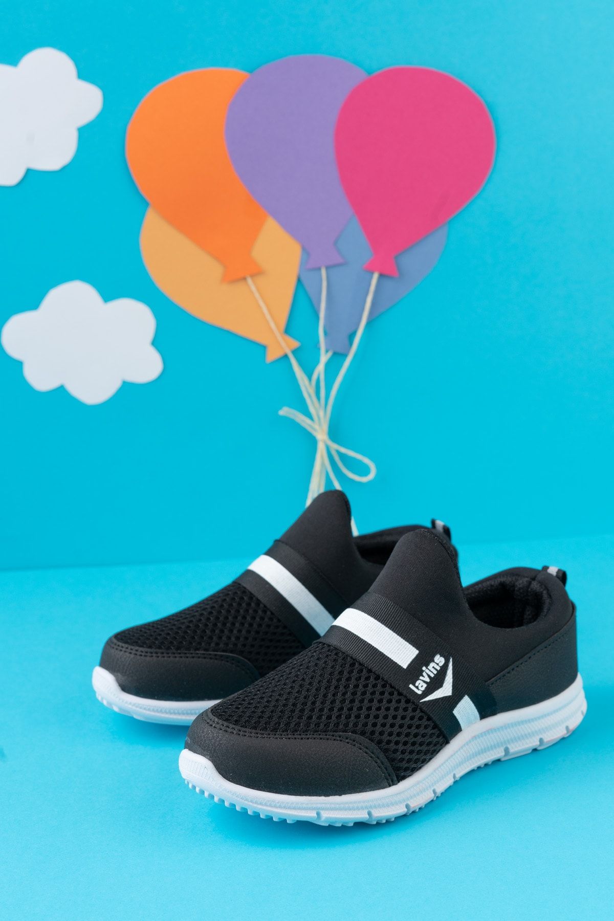 STOCON Garantili Unisex Çocuk Bağcıksız Rahat Esnek Günlük Sneaker Spor Ayakkabı 3003